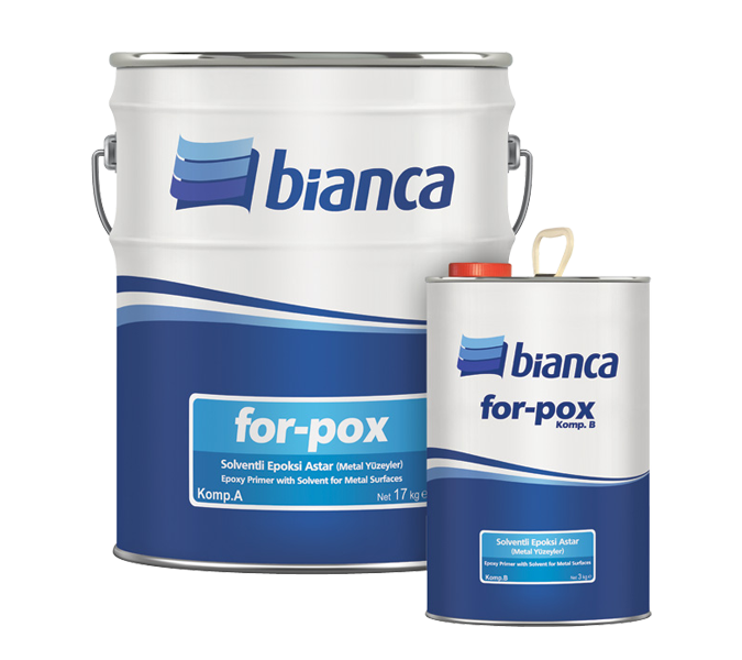 For-Pox Metal Yüzeyler için Solventli Epoksi Astar