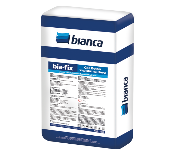 Bi-Fix GB-25 Gaz Beton Yapıştırma Harcı