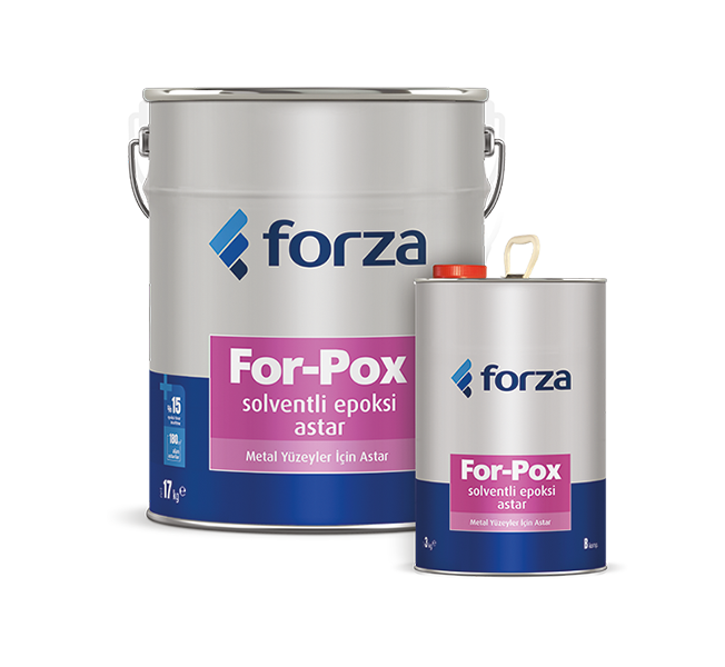 For-Pox Metal Yüzeyler için Solventli Epoksi Astar