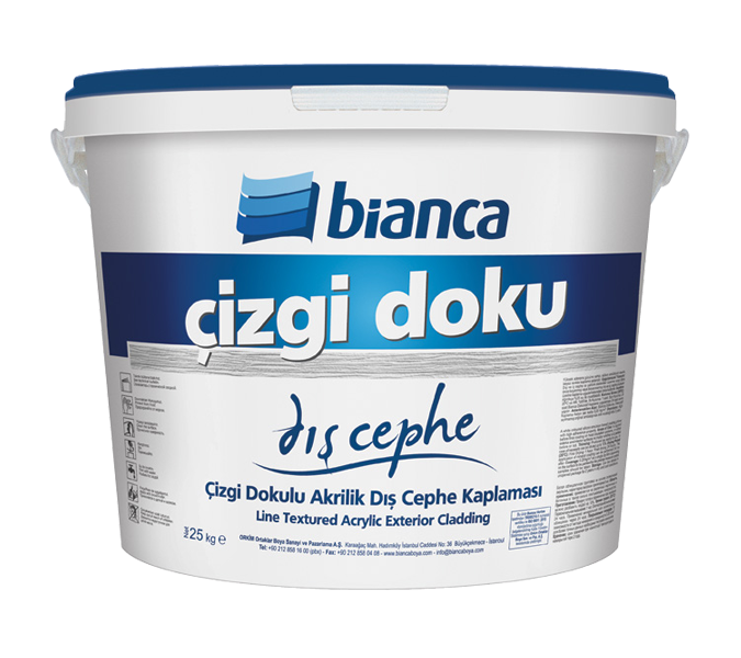 Çizgi Dokulu Akrilik Kaplama