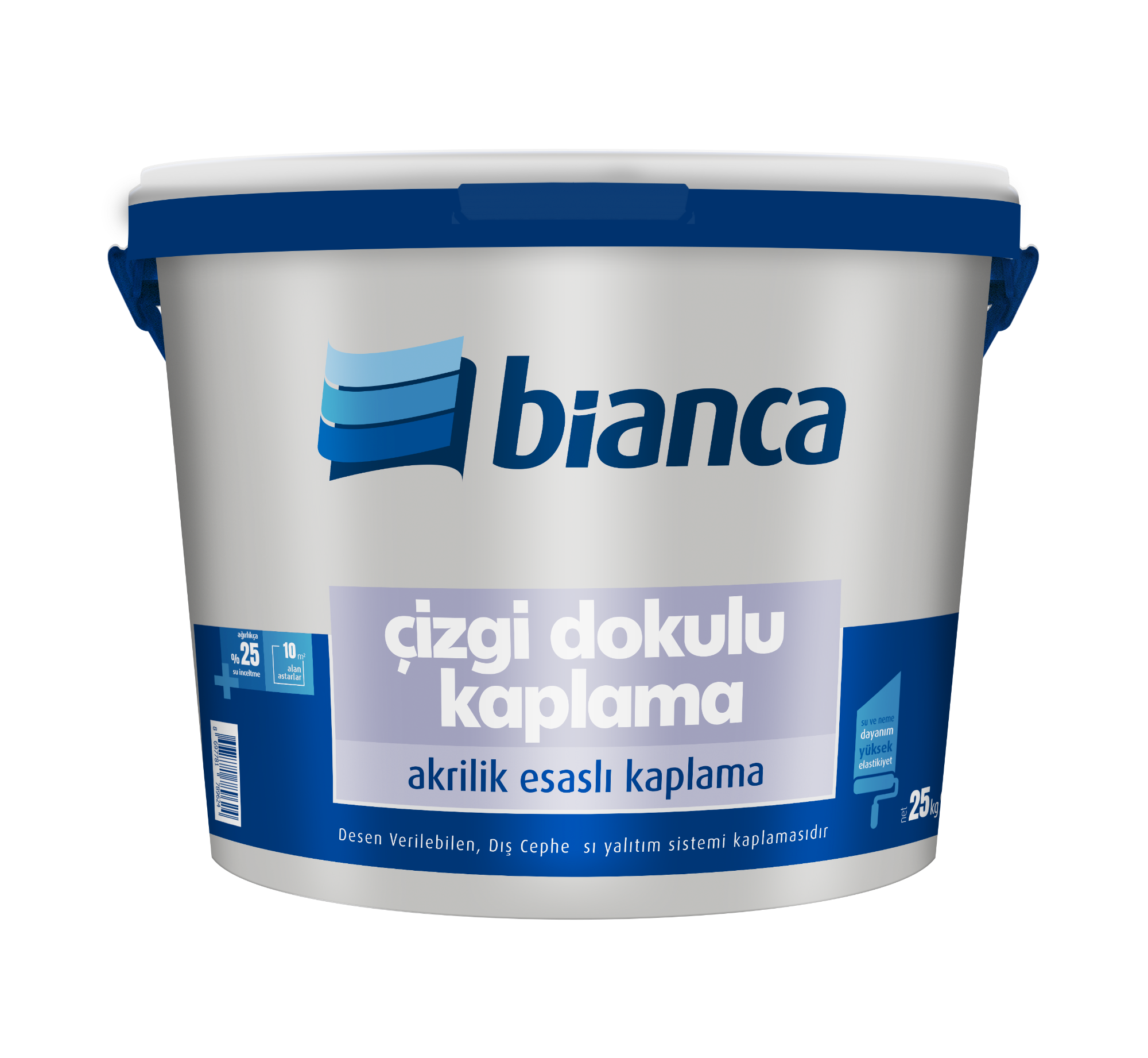 Çizgi Dokulu Akrilik Kaplama