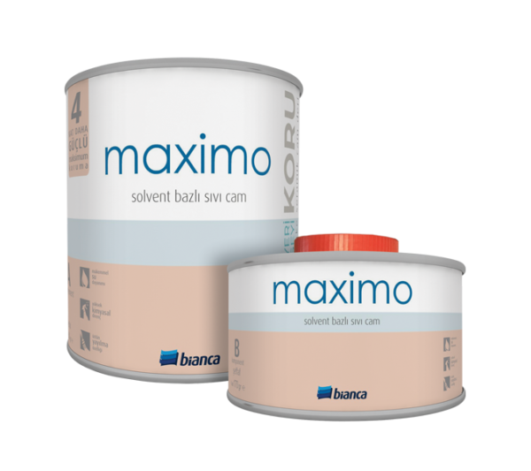 Maximo - Solvent Bazlı Sıvı Cam (Parlak-İpek Mat)